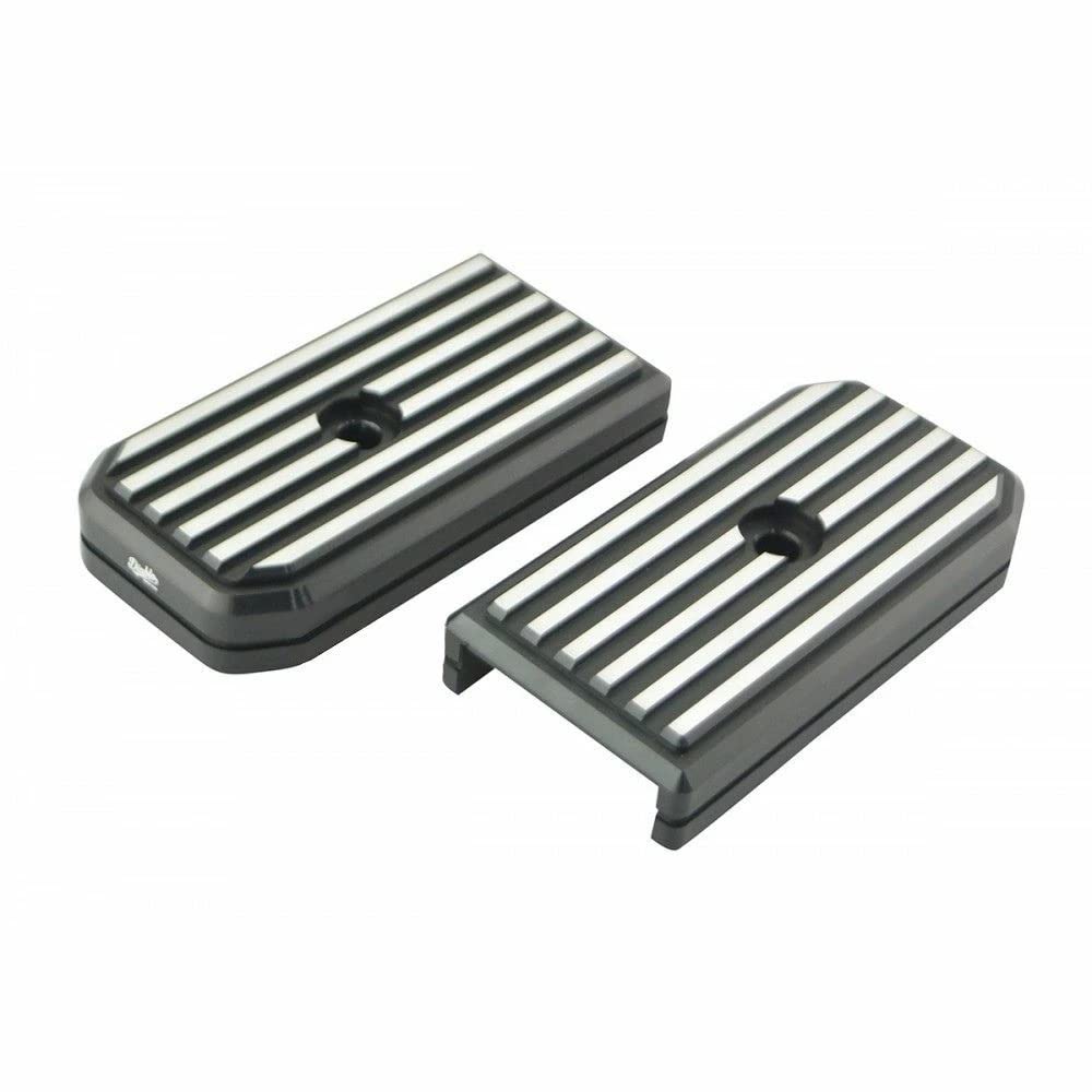 Honda Reble 250/500 Shredded Aluminum Footrest Cover RB0018 Diablo Custom Works Footrest moped set/Front For Rebel 300 & 500