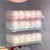 with Lid Egg Organiser Tray Plastic Egg Dispenser New Food Container Box  Refrigerator