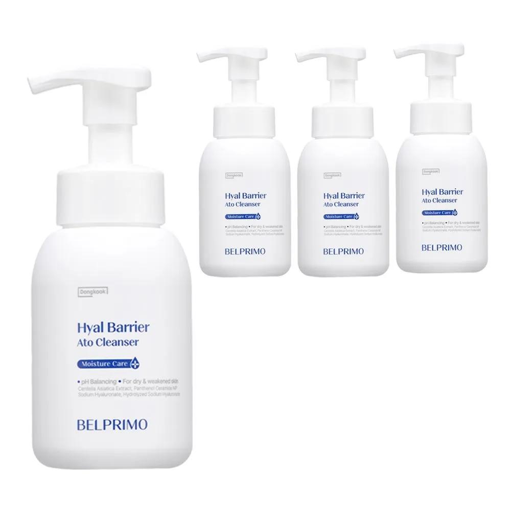 Dongkook BELPRIMO Hyalbarrier Atocleanser 300ml Mildly Acidic Bubble Cleanser, 4 Pieces