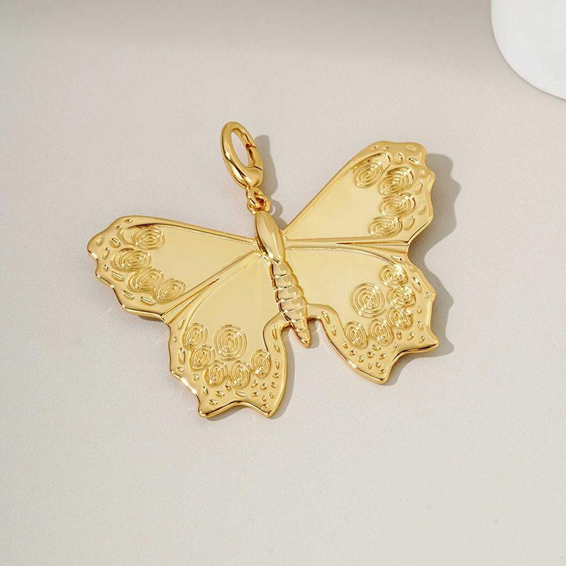 

New Shining Keychain Bag Charm Metal Flowers Key Ring Pendant Exquisite Gifts Souvenirs A11