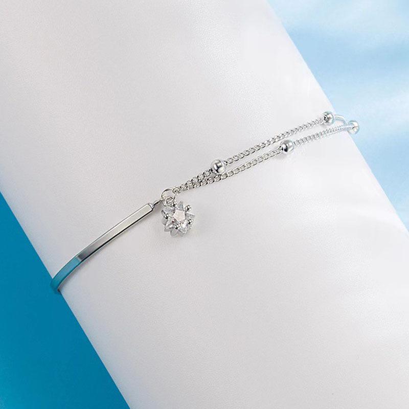 Pentagram Bracelet Girls Light Luxury Niche Double-layer Bracelet High-end Explosion Valentine's Day Gift Starry Sky