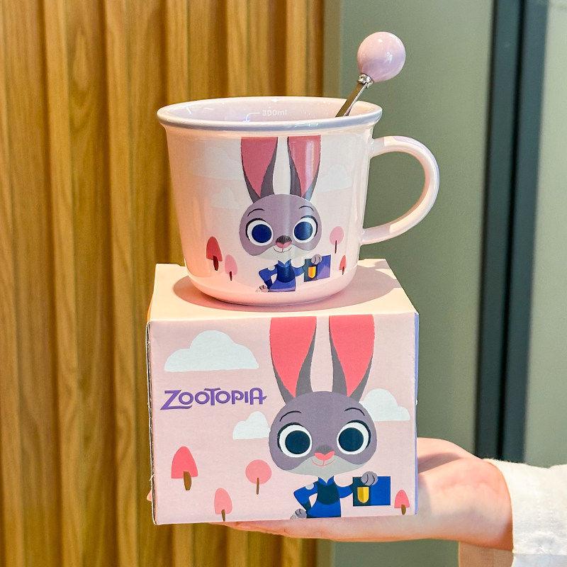 Zootopia Judy & Nick Ceramic Measuring Cup Mug Gift Set for Bestie’s Birthday No Spec