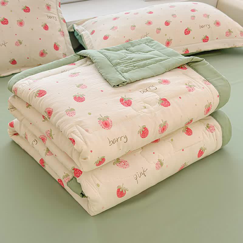 Yimo Cloud-Feel Printed Xinjiang Cotton Summer Quilt 200x230cm