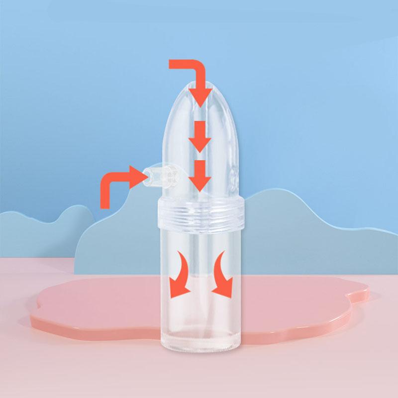 New Fashion Baby Nasal Aspirator Powerful Hand Pump and Non-invasive Nose Tip Hygienic & Comfortable Nose Suction for Baby