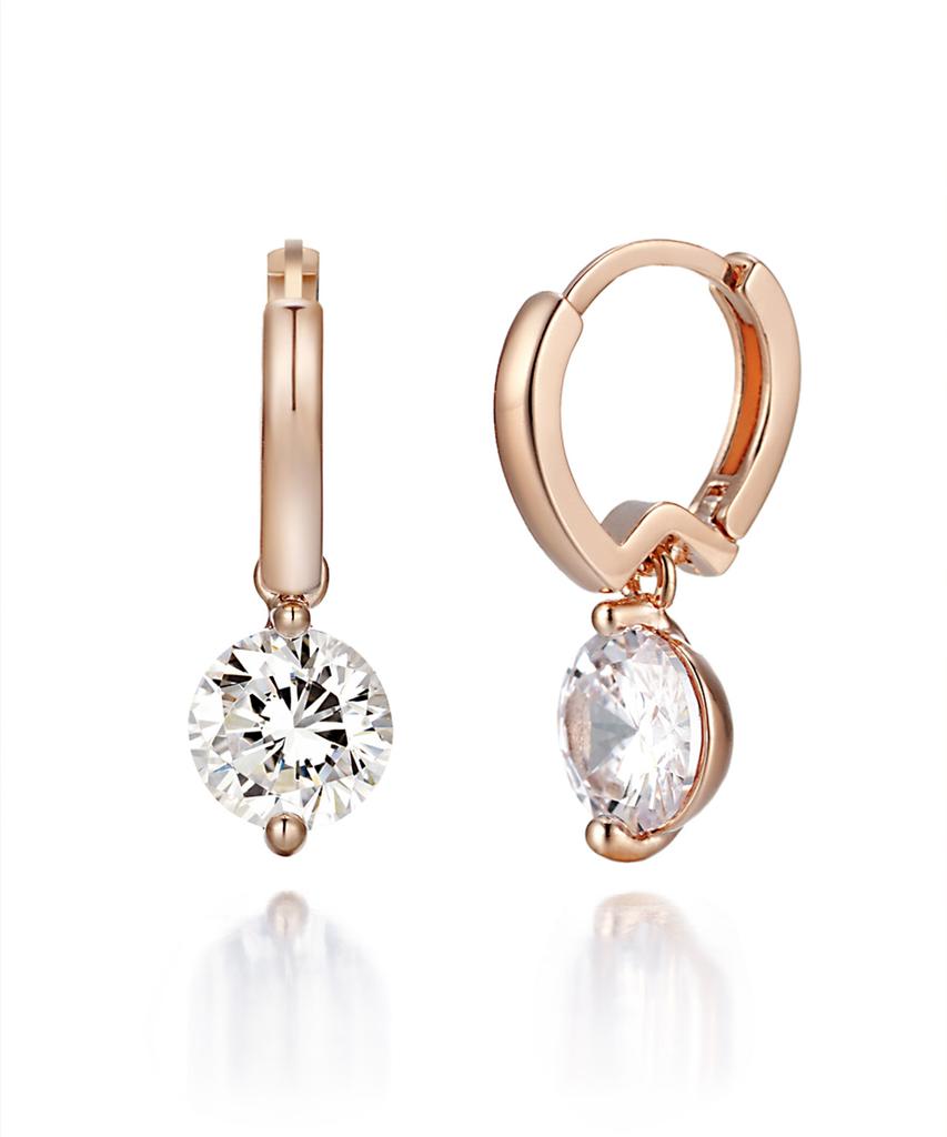 Ellejewelry 14K Gf Cubic One-Touch Earrings Elgpee216