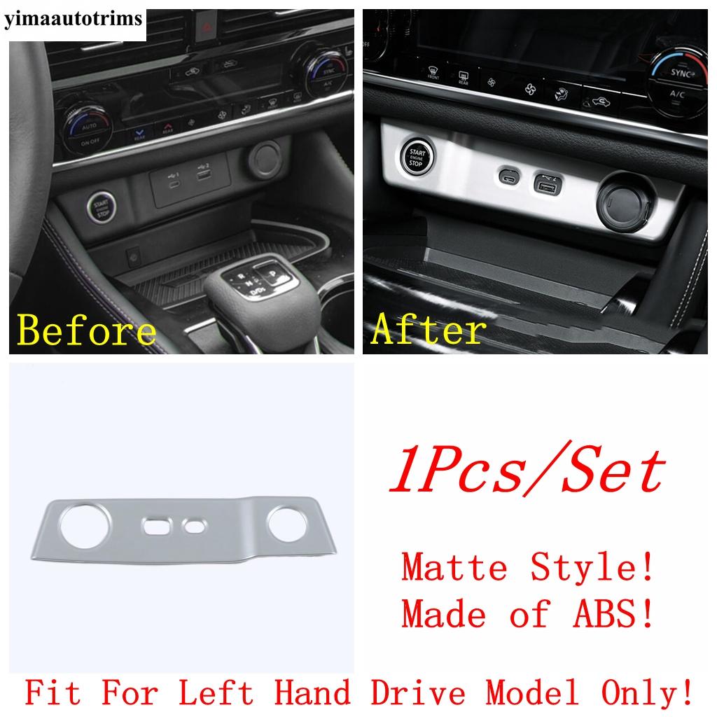 For Nissan X-Trail X Trail / Rogue T33  - 2026 Dashboard Air AC Gear Shift Water Cup Head Light Cover Trim Matte Accessories