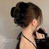 Large Plush Hair Claw Women For Thick Hair Autumn Winter Popular Shark Clip Niche Design Back Head Updo Hair Accessories