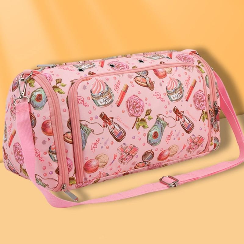 Crochet Bag Knitting Bag Crochet Craft Project Bag Travel Yarn Organizers Bag for Crocheting Pattern Yarn Hook Needle