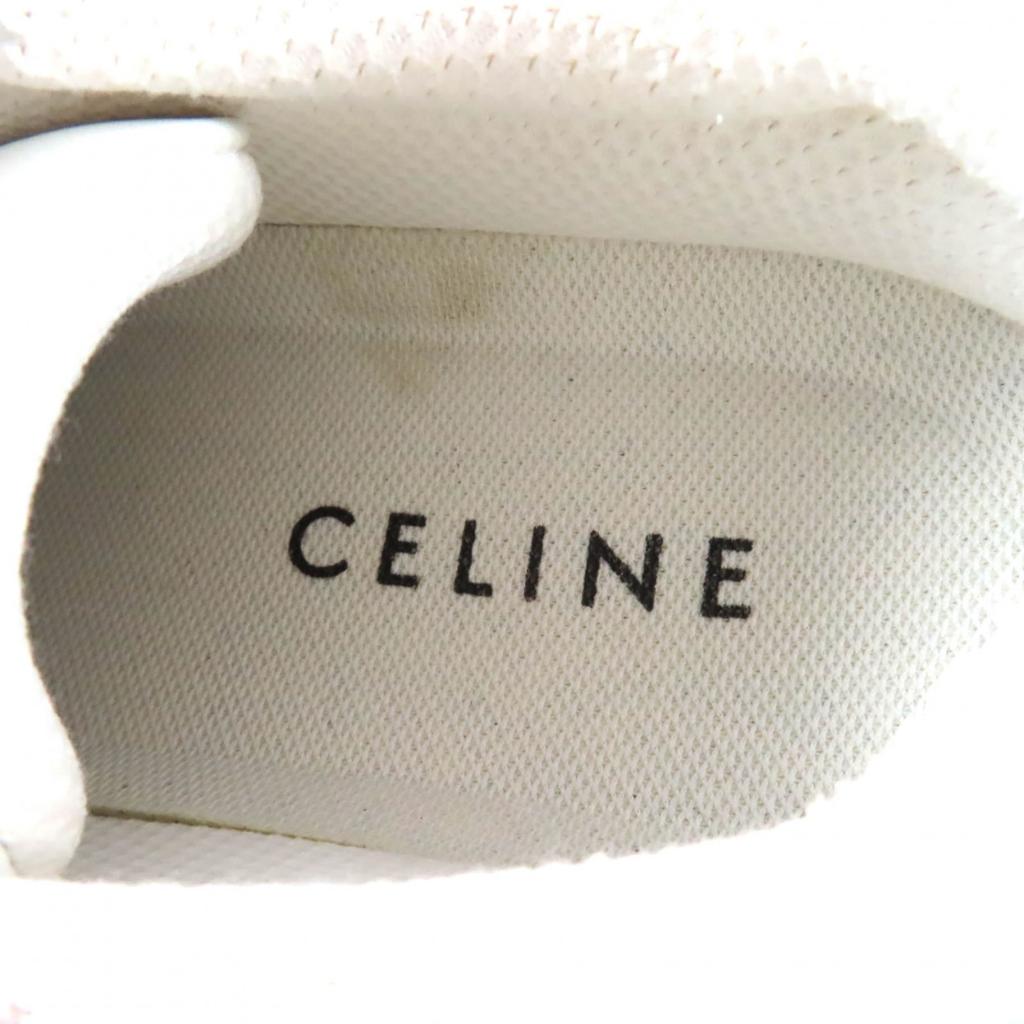 Tolle CELINE Sneaker Runner CR-02 Triomphe Logo-Aufnäher Leder 36 359483338C Gebraucht