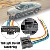 Rear Tail Light Connector Plug 6Pin For PEUGEOT 206 207 208 301 307 308 508 2008