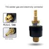 Compact Welding Gas & Electric Quick Connector for TIG Welder Torch M16x1.5 Welding Equipment & Accessories Stainless