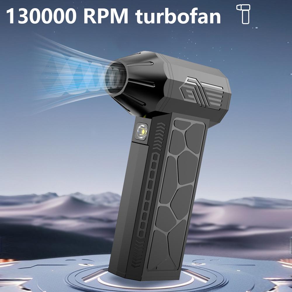 Violent Vortex High Speed Fan 130000RPM Outdoor Wireless Portable Mini Handheld Hair Dryer for Travel Camping Styling