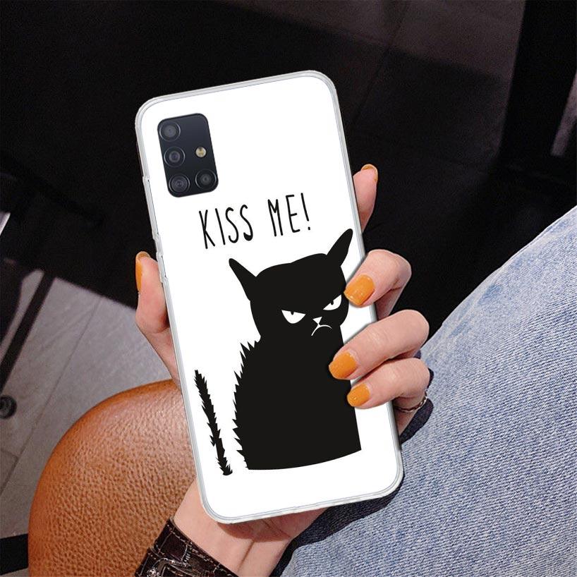 Cat Footprint Funny Paw Cute Phone Case For Samsung Galaxy A52 A32 A22 A12 A51 A31 A50S A30S A20S A10S Note 20 Ultra 10 Plus S10