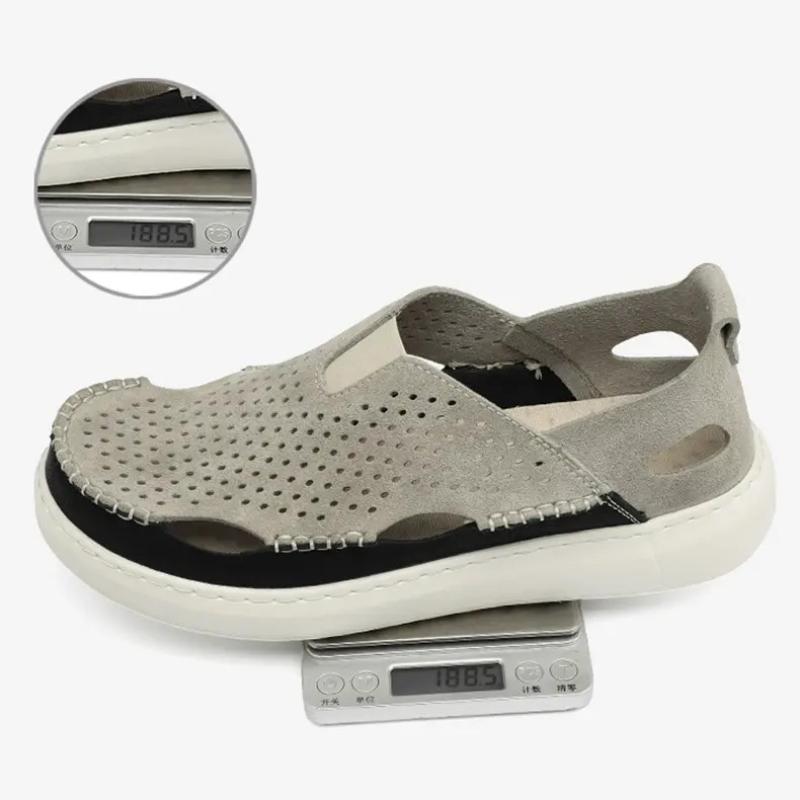 Men's Fashion Leisure Sandals Male Summer Breathable Trendy Casual Shoes Lightweight and Comfortable Wide Toe Shoes