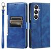 Cover for Samsung Galaxy A55 5G,A54,A37,A36,A35 Retro PU Leather Flip Wallet Phone Case Multi Card Slots