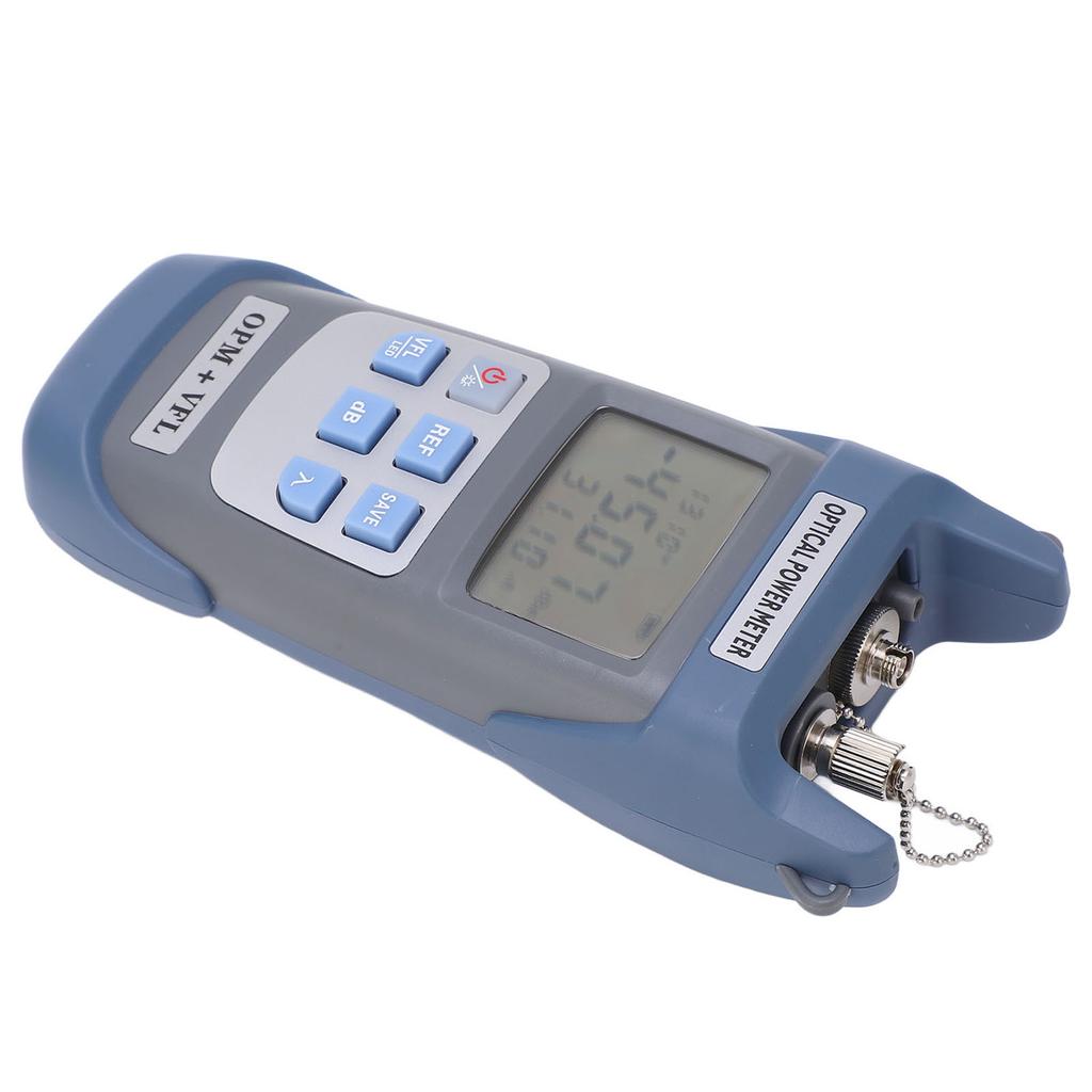 Optical Power Meter Calibration Function Fast Accurate Fiber Cable Detector with LED Light 30KM 30MW ‑70 To +10dbm