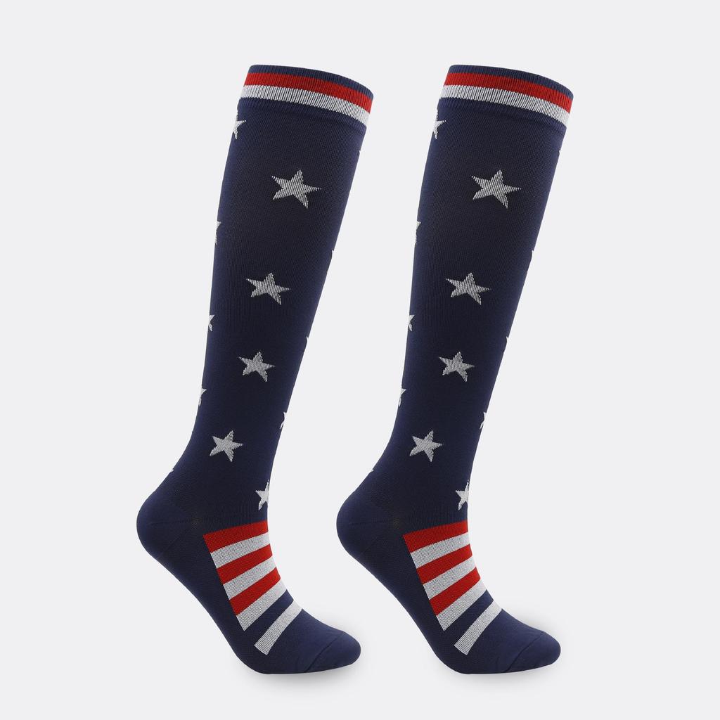 33 Styles: Sports Compression Long Socks - Elastic & Colored