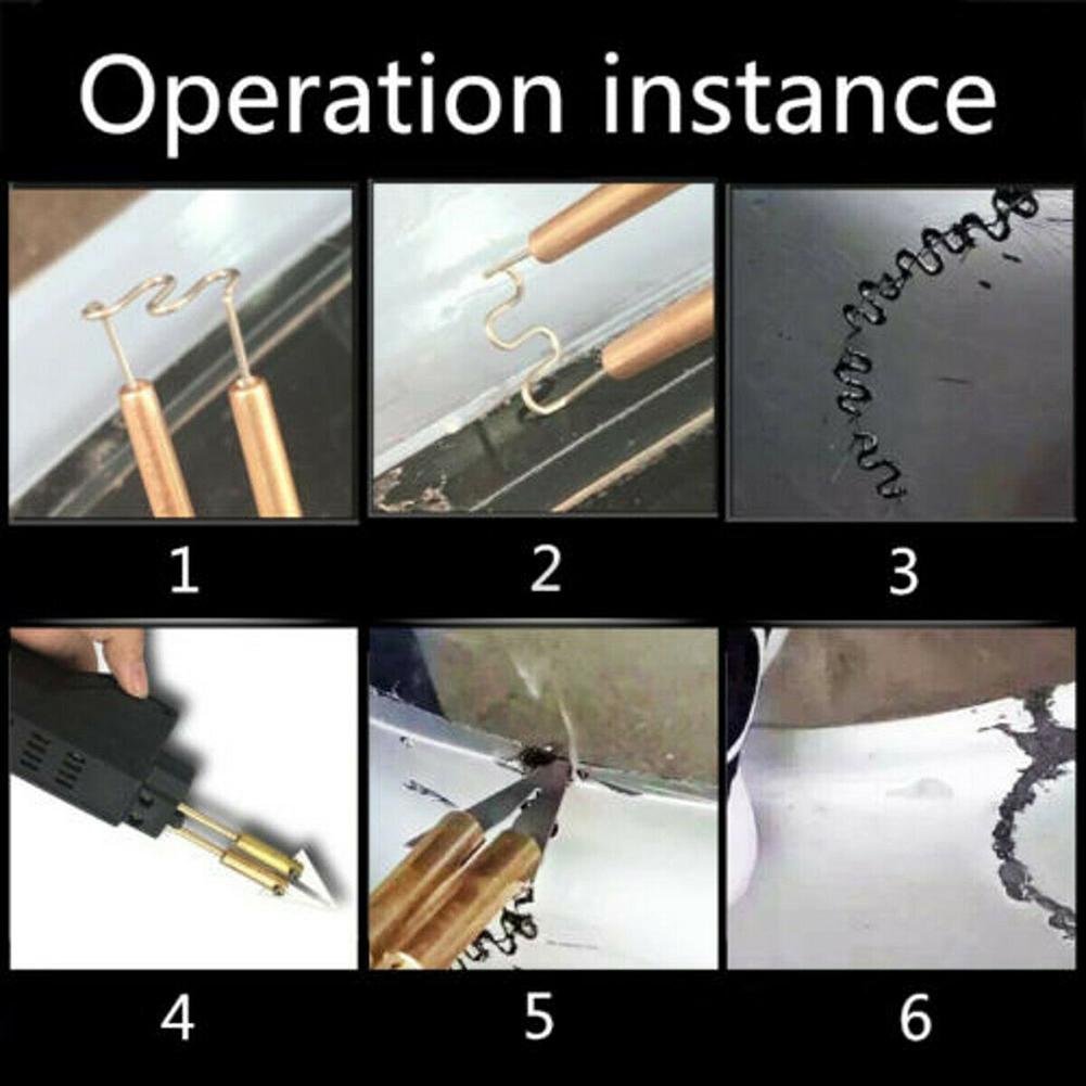 200pcs Flat Staples 0.6/0.8mm Hot Stapler For Plastic