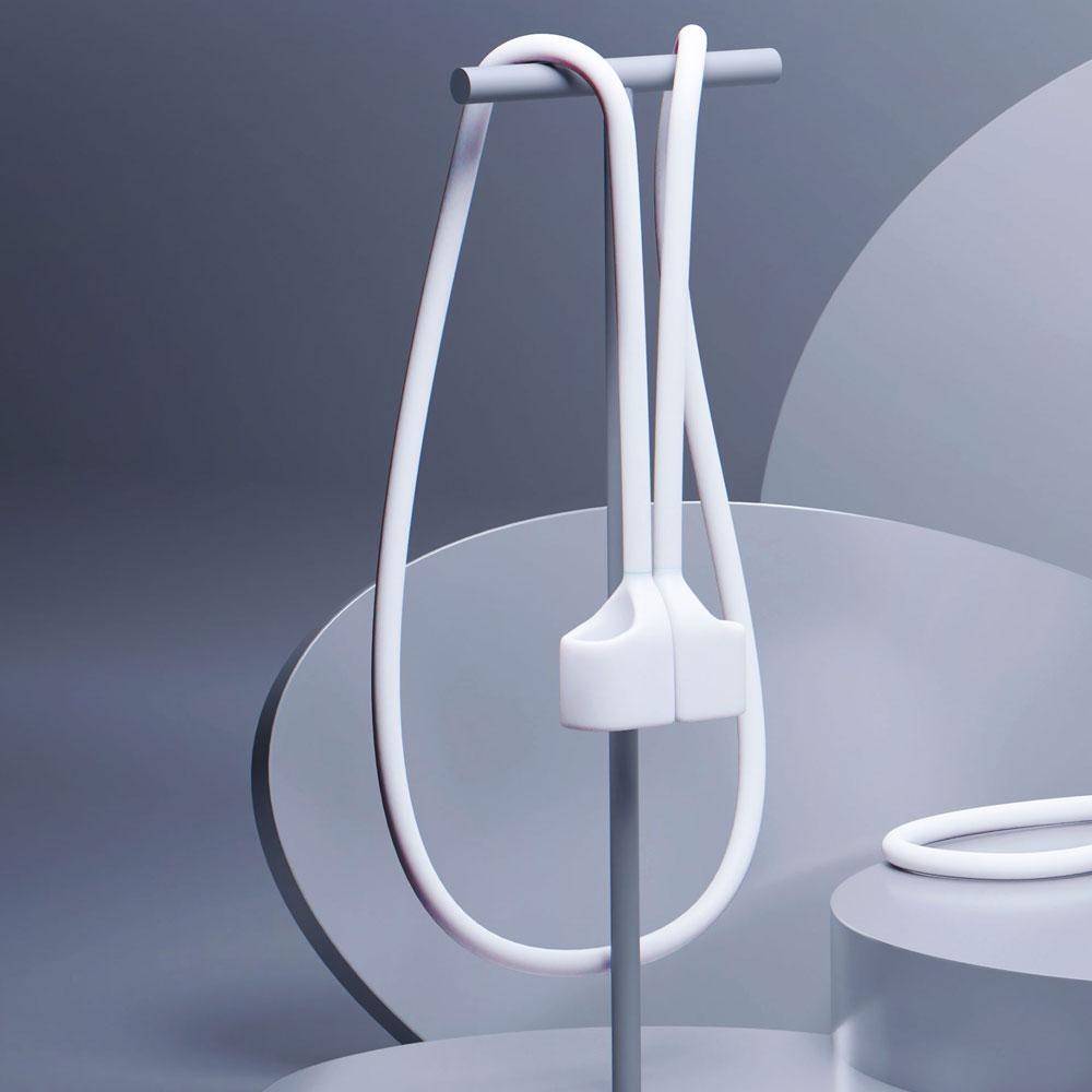 Apple Airpods 2. Generation. - 3Mk Silikon-Airpods-Hülle Weiß