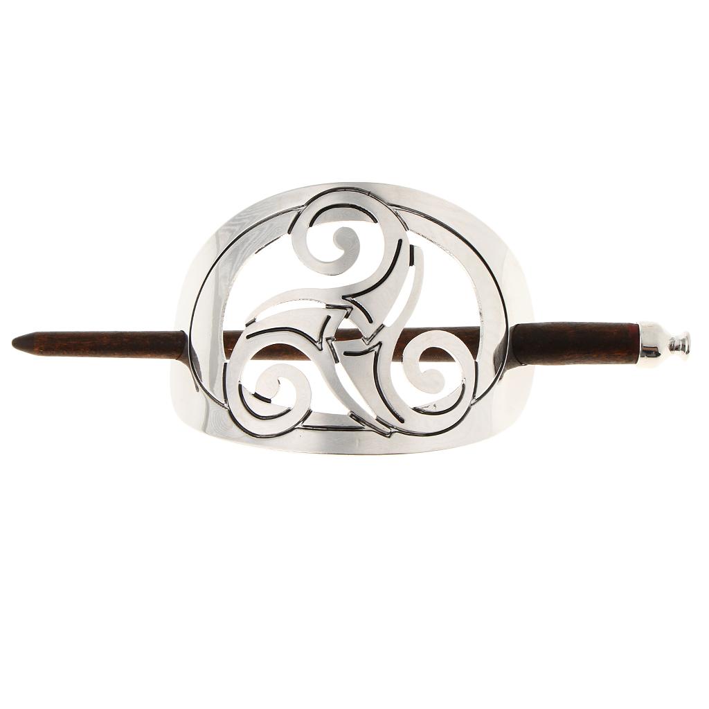 2x Carved Barrette Hair Clip with for Decoration of Hair, Accessories
