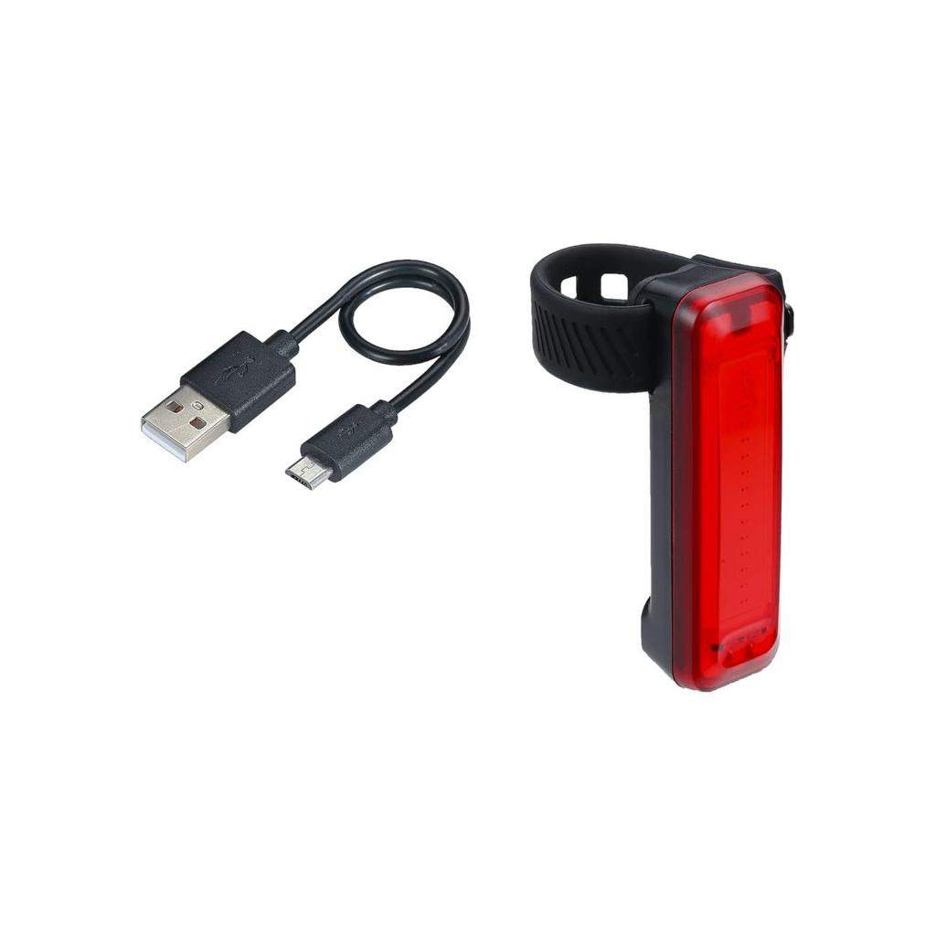 BBB Tail Light Black Free Signal Bicycle Rear Light 50 Lumens USB Charging