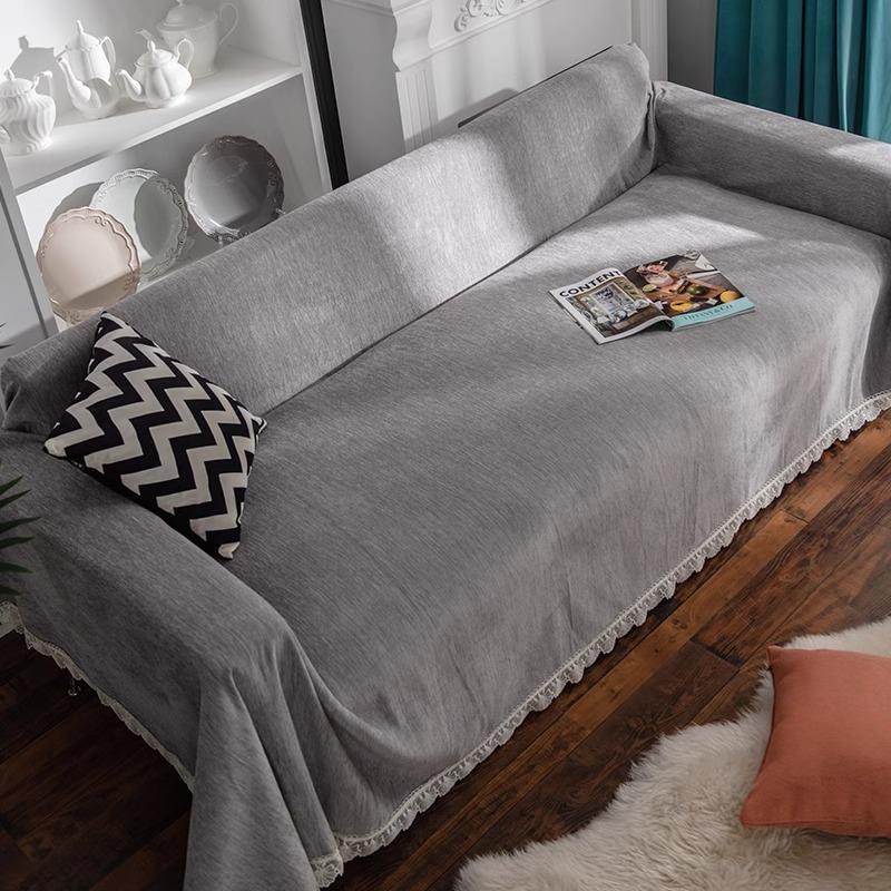 

Европейское четырехсезонное простое диванное полотенце с кисточками, синельное одеяло для дивана с защитой от кошачьих царапин, кожаная подушка для дивана 180x130cm