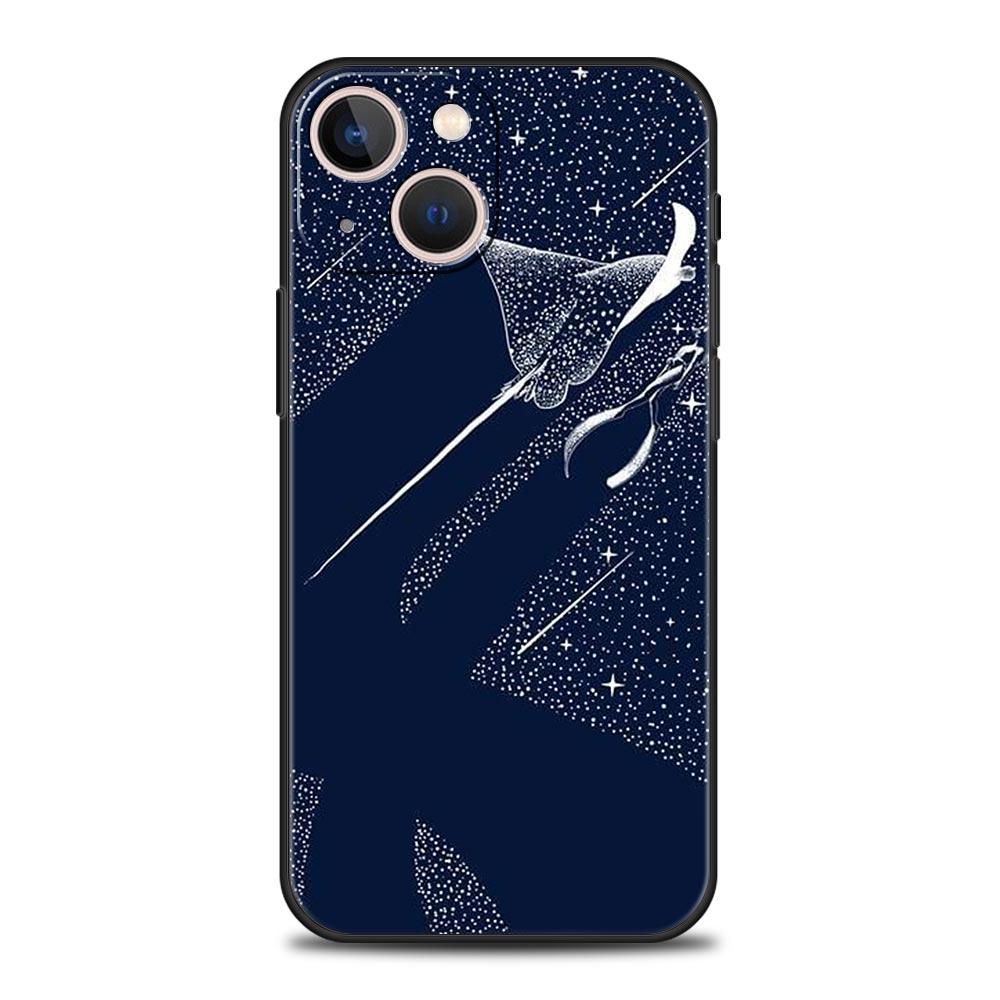 

Killer Whale Orca Phone Case For iPhone 16 13 15 14 12 11 Pro MAX XR X SE XS 7 8 Plus Soft TPU Shell Cover iPhone 13