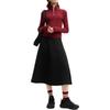 Fila X ETUDES Sweater Women's Song Wei'er Burgundy F11W516401F-WI