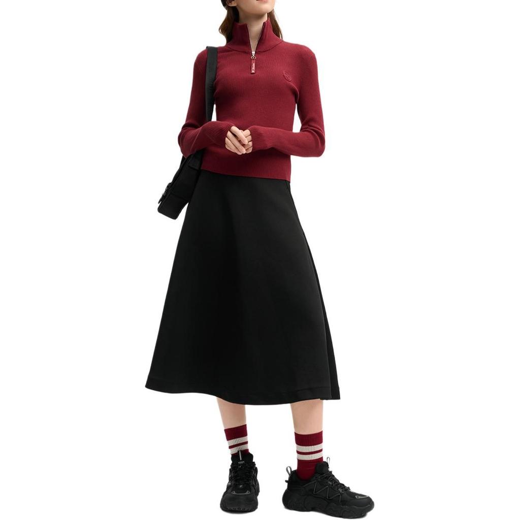 Fila X ETUDES Sweater Women's Song Wei'er Burgundy F11W516401F-WI