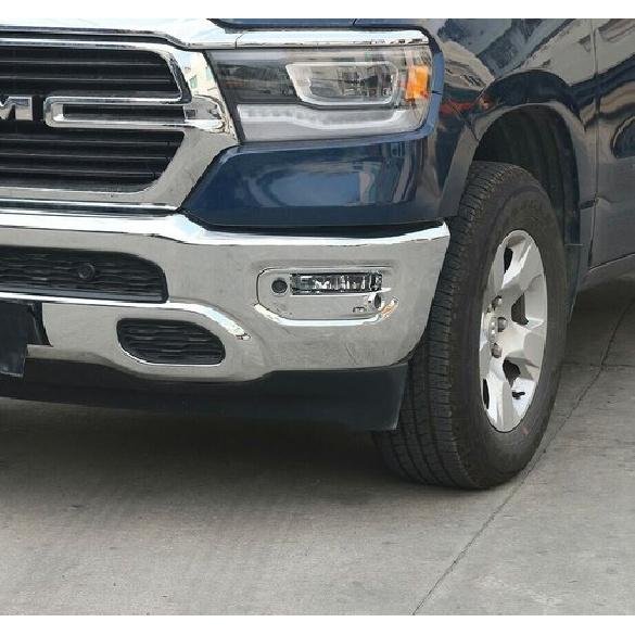 Front Fog Light Cover Trim Frame For - Dodge Ram 1500 Accessories Chrome
