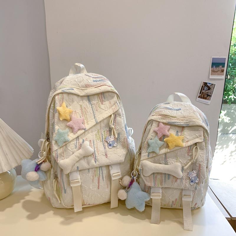 New Schoolbag Female Students Korean High School Students Junior High School Students Shoulder Bag Cute Large Capacity High Value Backpack