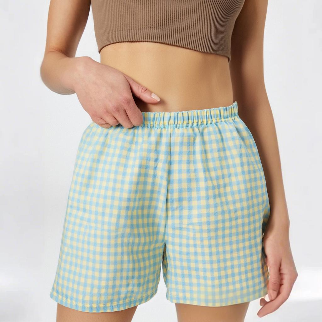 Teenagers Soft Cotton Linen Shorts Pockets Soft Button Closure No Zipper Slim Fit Shorts