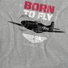 Top Gun Womens/Ladies Born To Fly T-Shirt