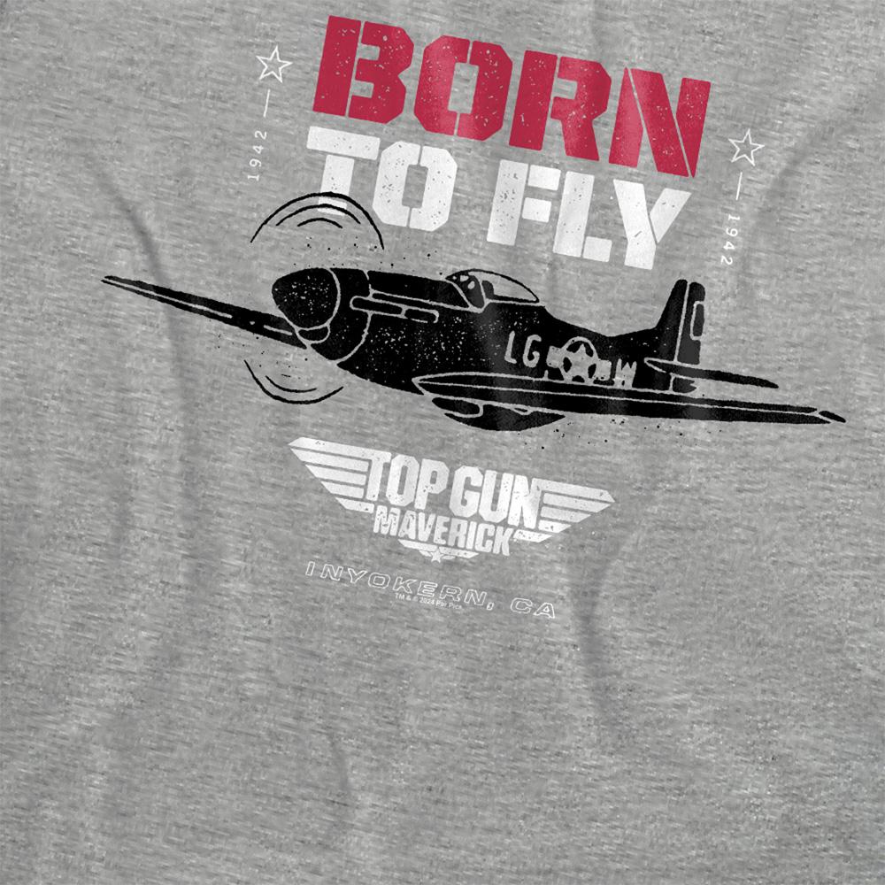 Top Gun Womens/Ladies Born To Fly T-Shirt