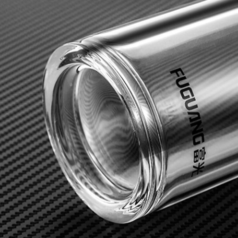 FUGUANG G1707-SH Men's Portable Double-Layer Glass Water Bottle