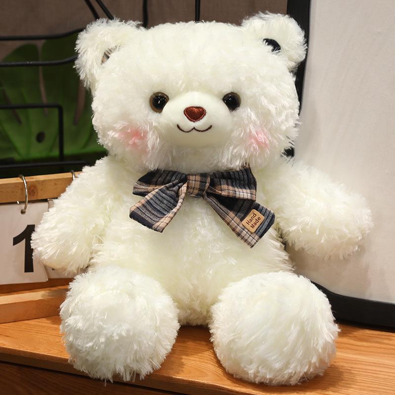 Neue Cartoon Niedliche Kleiner Bär Puppe Plüschtier Teddybär Puppe Fliege Bär Geburtstagsgeschenk