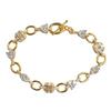 Old Money Stil~Französisch-stiliges ineinandergreifendes Diamant-OT-Schnallen-Armband für Damen, leichter Luxus, Nische, exquisit, High-End, gespleißter Schmuck
