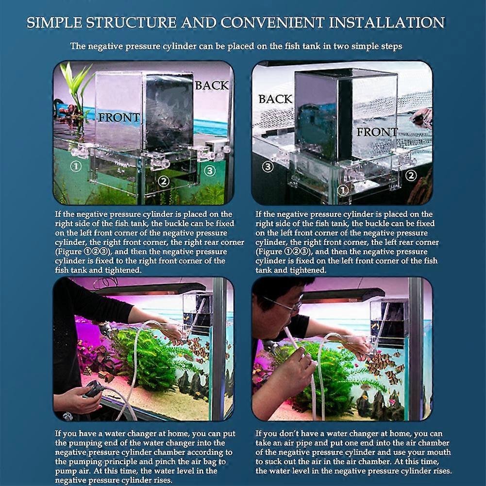 Above Water Fish Tank, Fish Elevator Inverted Aquarium, Transparent Fish