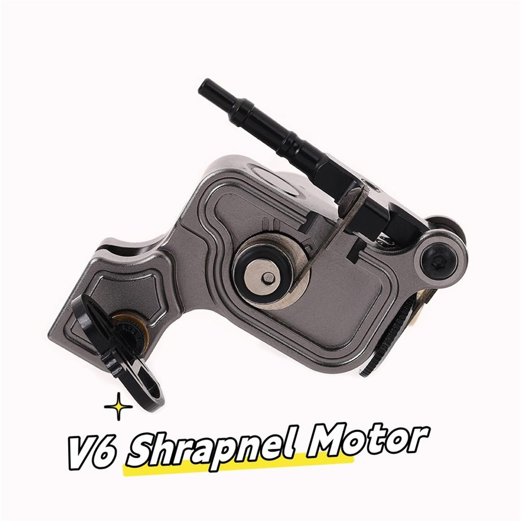 DM V6 Shrapnel Rotary Tattoo Machine Adjustable Stroke 2.5-5mm Japan Coreless Powerful Motor Tattoo Gun For Permanent Makeup