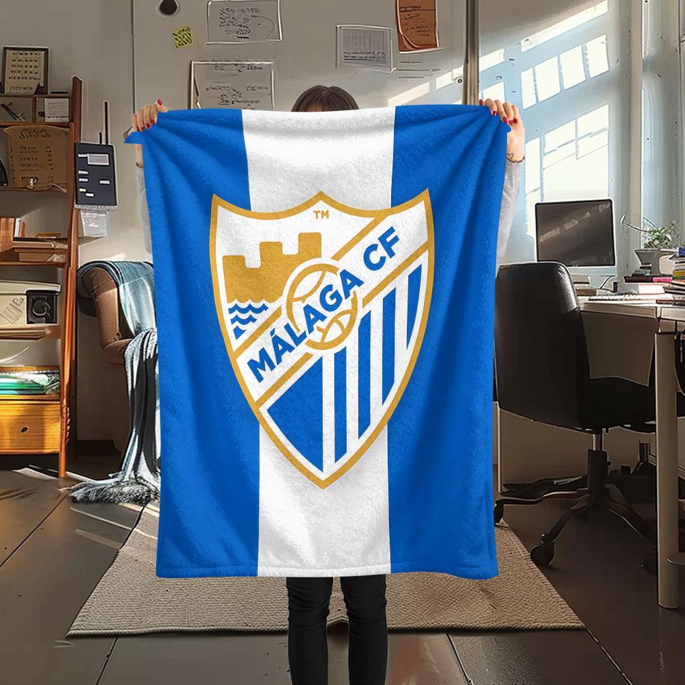 Málaga logo Blanket, High quality Comfortable for All Seasons, Home Decor, Warmth and Comfort