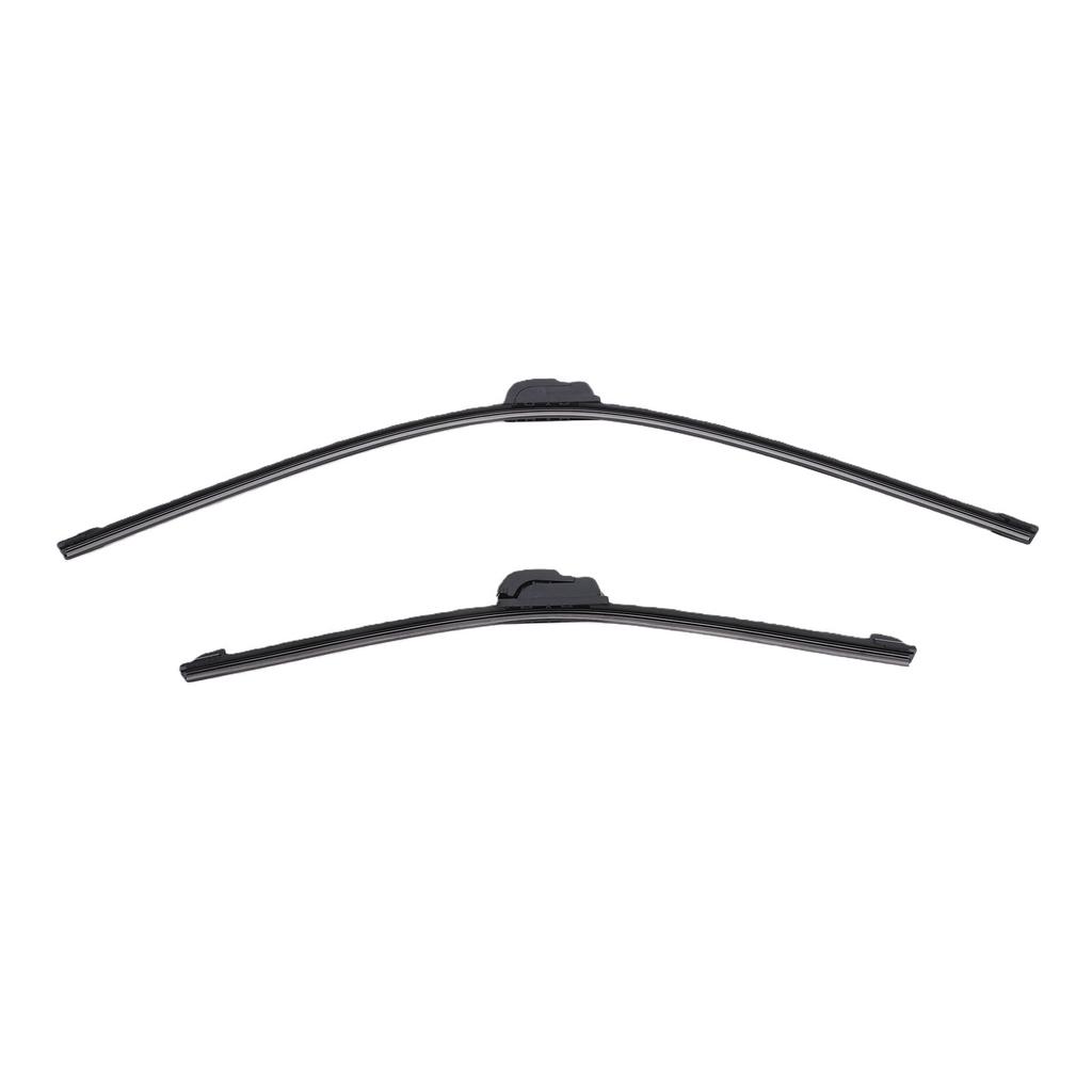 2PCS 26 Inch and 17 Inch Windshield Wipers Boneless Silent Automotive Replacement J U Hook Wiper Blades Universal for