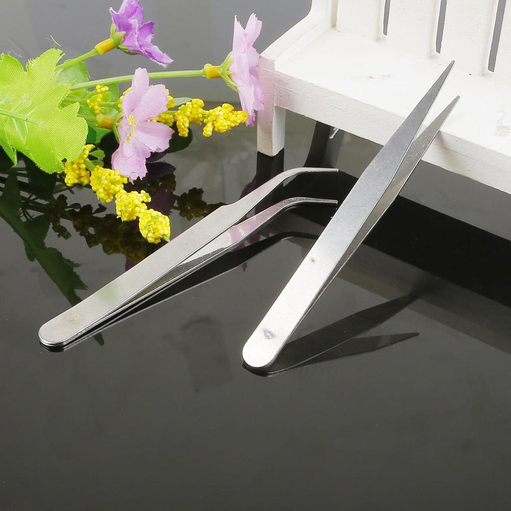 Tweezer Anti-static Clamps for Dried Flowers,Electric, Electronics, Lab , Home, Shop, and Students Projects.