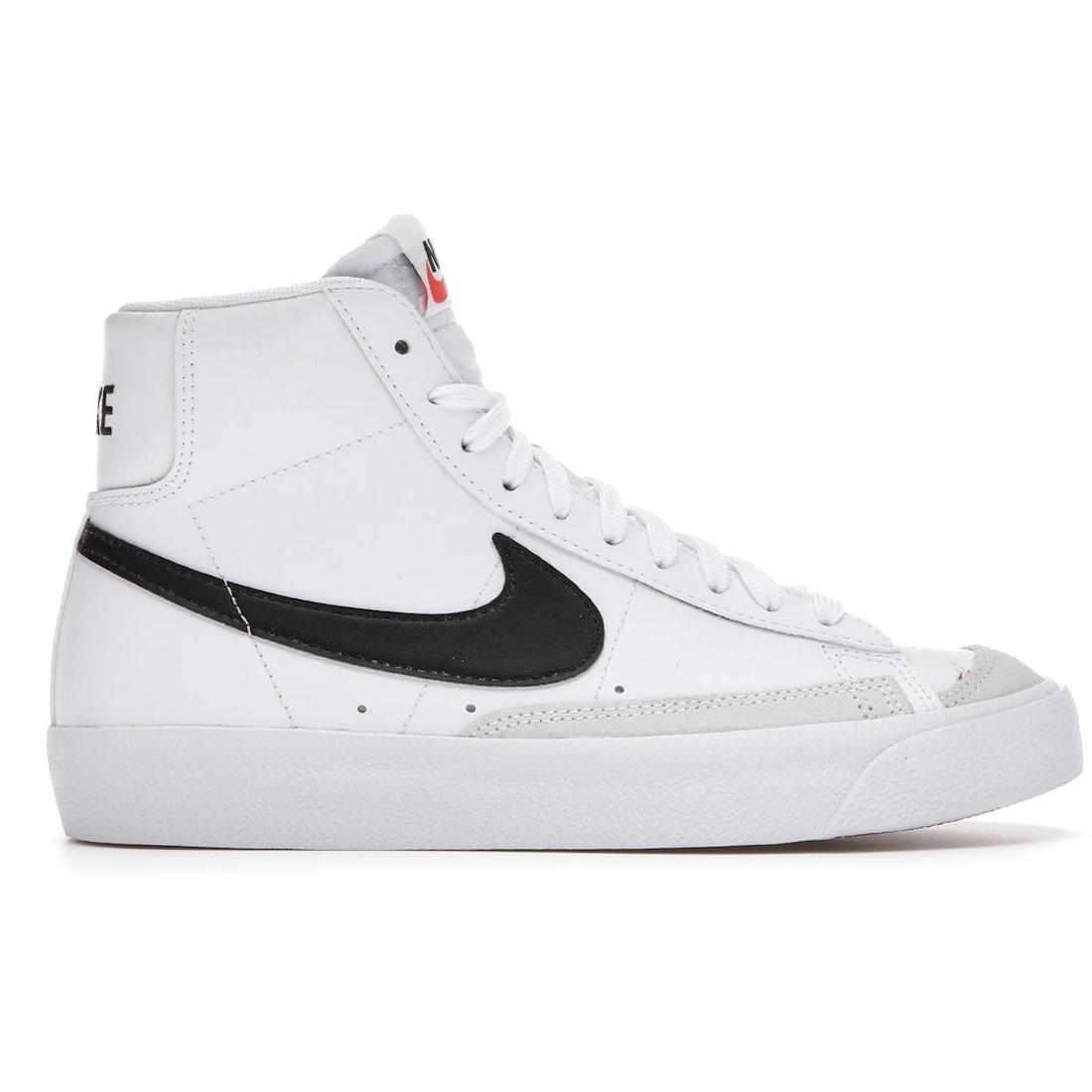 

Кроссовки Nike Blazer Mid 77 Белые Черные (GS)(DA4086-100) 36