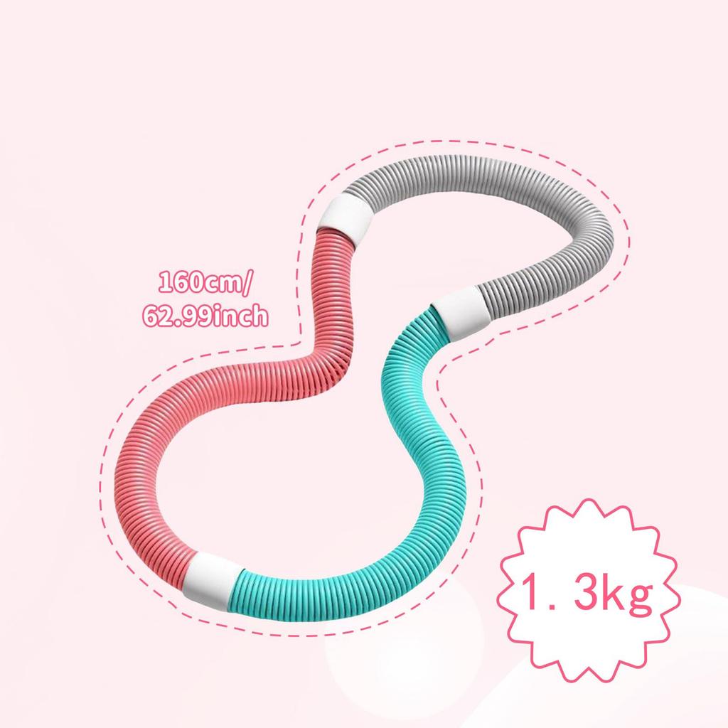 Inel Fitness, Fitness Abdominal, Inel Fitness cu Arc Moale, Pliabil, Portabil, Potrivit pentru Adulți, Design Greu și Silențios, Exerciții Aerobice