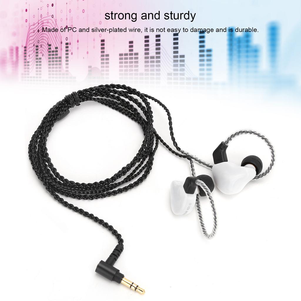 HIFI No Mic Headphones Sports Noise Reduction Heavy Bass Music Earphone Earbuds for Outdoor