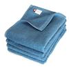 Oruta Face Towel Imabari 4-Piece Set Thin Quick-Dry 200 Momme Made Japan Natural Cotton 100 Navy