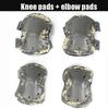 Durable And Safe Unisex Camo Tactical Kneepad Elbow Pads Knee Protector For Men Women Outdoor Sport Working Hunting Skating Safety Gear Kneecap