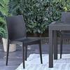 Rattan style garden dining set 120cm 4 garden T1612C01D4 5-piece [Table wide, chairs]