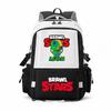 Large Capacity Schoolbag with Shoulder Strap; Student Three-piece Pencil Case Set