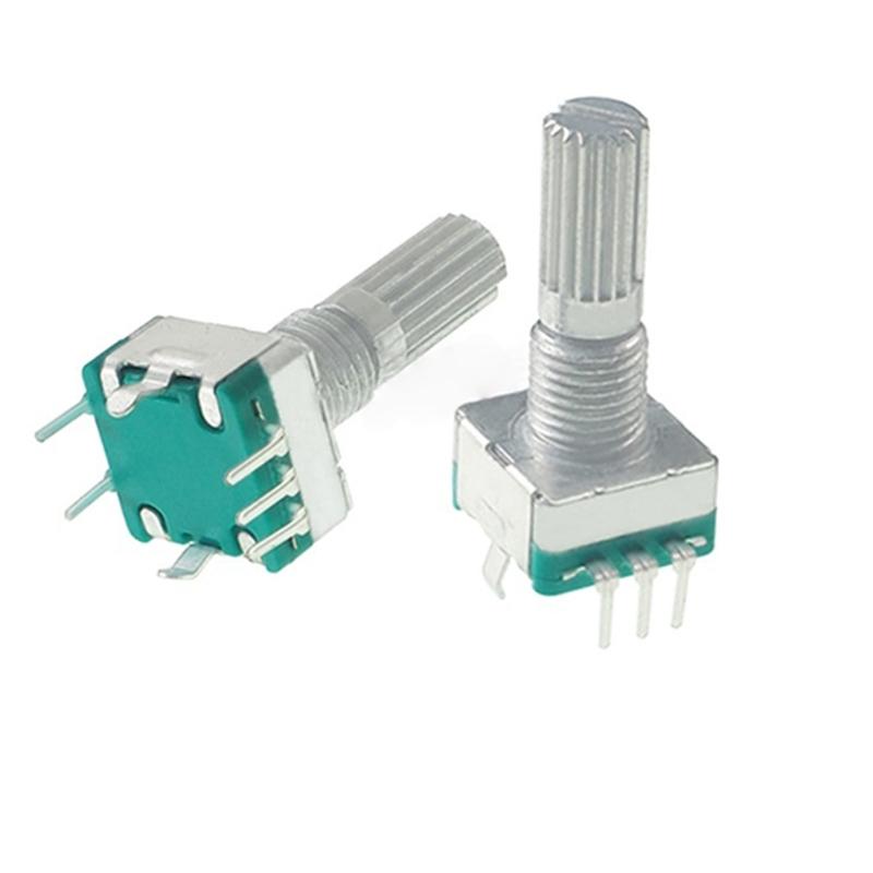 EC11 Rotary Encoding Side Adjustment With 15mm/20mm Plum Blossom Handle For Precise Instrument Control DIY Projects